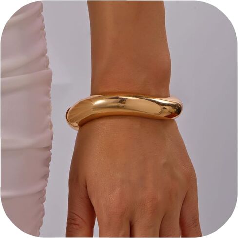 Rinhoo 1-3pcs سوار الإسورة المكتنزة للنساء عريضة الكفة المفتوحة المفتوحة الأسوار القابلة للتكديس المجوهرات للنساء in Kuwait