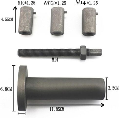 Motorcycle Crankshaft Tool M10 M14 Steel Heavy Duty Motorcycle Specialty Tool in Kuwait