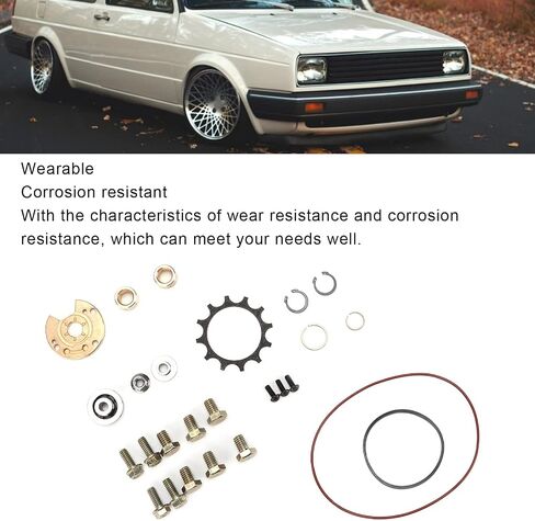 Turbo Repair Kit Replacement Turbo Rebuild Kit Turbocharger Core Rebuild Kit for Benz 300D 300SD 3L T3 T4 Turbo Made of Aluminum Stainless Steel Rubber 26PCS in Saudi Arabia