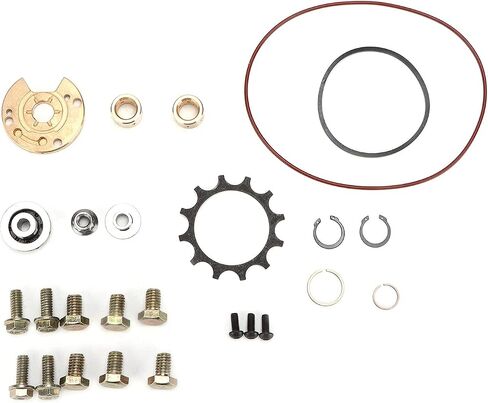 Turbo Repair Kit Replacement Turbo Rebuild Kit Turbocharger Core Rebuild Kit for Benz 300D 300SD 3L T3 T4 Turbo Made of Aluminum Stainless Steel Rubber 26PCS in Saudi Arabia