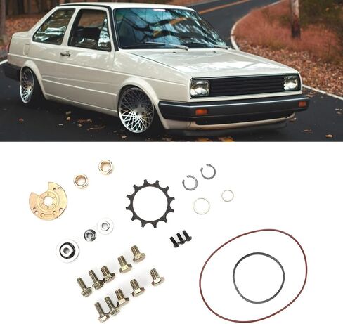 Turbo Repair Kit Replacement Turbo Rebuild Kit Turbocharger Core Rebuild Kit for Benz 300D 300SD 3L T3 T4 Turbo Made of Aluminum Stainless Steel Rubber 26PCS in Saudi Arabia