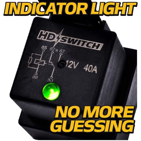 HD Switch -4 Pack- Waterproof Relay w/LED Indicator Replaces Hella 4RD-960388-31, 4RD-960 388-22, 4RD-960 388-06, 4RD96038831, 4RD96038822, 4RD96038806 12VDC in Saudi Arabia