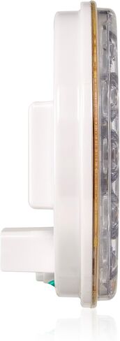 Maxxima 4 "LED Round LED واضح وميض تحذير الضوء والمتنزه/المنعطف للشاحنات والخدمة الثقيلة in Saudi Arabia