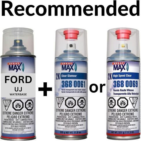 Factory Matched Automotive Spray Paint for Mercedes Automobiles (989 Emerald Green Metallic, Solvent) in Kuwait