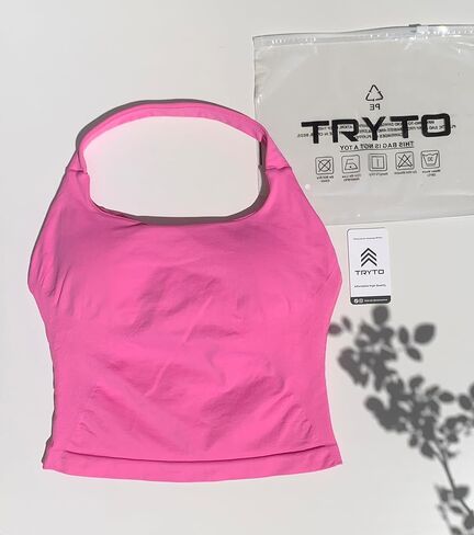 تأثير Halter Top Sports Yoga Eanks Women Wordness Gym Gym Gym Outdoor Running Tops Tops in Kuwait