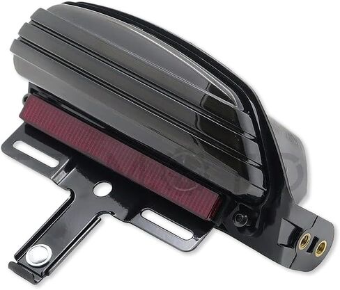 (Red) LED LED Tail Light Motorcycle Tri-Bar Bobtail Fender Fender Fender Fender Lights Bracket متوافق مع H-D Softail Standard ، القطار الليلي ، مخصص Softail ، FXST FXSTB FXSTC in Kuwait