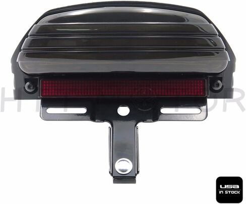 (Red) LED LED Tail Light Motorcycle Tri-Bar Bobtail Fender Fender Fender Fender Lights Bracket متوافق مع H-D Softail Standard ، القطار الليلي ، مخصص Softail ، FXST FXSTB FXSTC in Kuwait