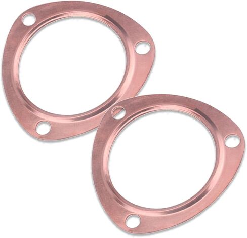 2pcs 2.5 "حشية العادم ، حشية متعددة العادم النحاس ، حشوات جامع الرأس متوافقة مع شيفروليه SBC ، بي بي سي ، 302 in Kuwait