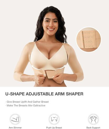 Lover-Beauty Arm Compression Sleeve for Women Arm Shapers Lipo Post Surgery Garments Posture Corrector in Saudi Arabia