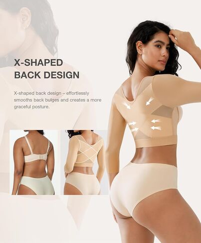 Lover-Beauty Arm Compression Sleeve for Women Arm Shapers Lipo Post Surgery Garments Posture Corrector in Saudi Arabia