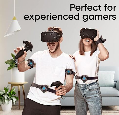 Skywin VR Tracker Belt and Tracker Strap Bundle for HTC Vive System Tracker Pucks -5Pack Adjustable Belt and Hand Straps for Waist and Full-Body Tracking in Virtual Reality(5 Belt and 10 Hand Straps) in Saudi Arabia