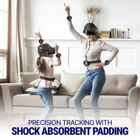 Skywin VR Tracker Belt and Tracker Strap Bundle for HTC Vive System Tracker Pucks -5Pack Adjustable Belt and Hand Straps for Waist and Full-Body Tracking in Virtual Reality(5 Belt and 10 Hand Straps) in Kuwait