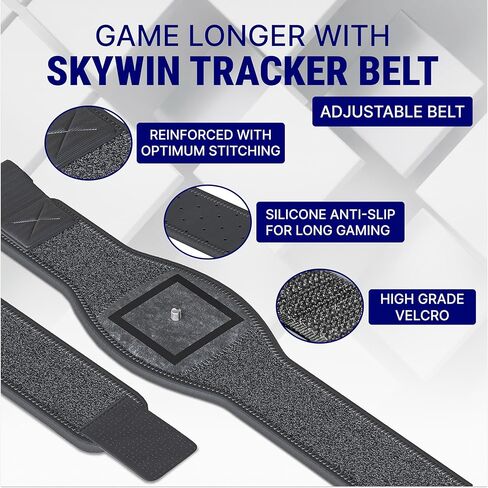 Skywin VR Tracker Belt and Tracker Strap Bundle for HTC Vive System Tracker Pucks -5Pack Adjustable Belt and Hand Straps for Waist and Full-Body Tracking in Virtual Reality(5 Belt and 10 Hand Straps) in Kuwait