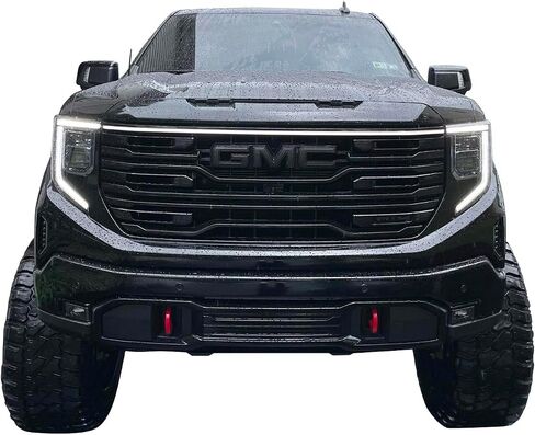 LED Grill Light Power Bar لعام 2024 GMC Sierra 1500 (Silver Farme مع تسخير المكونات والتشغيل) in Saudi Arabia