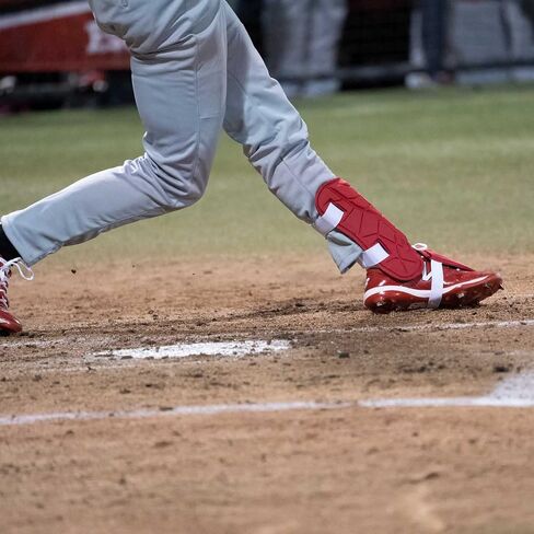 واقي ساق G-Form Elite Batter's - واقي ساق البيسبول مع أشرطة قابلة للتعديل - LH Hitter، أسود، للبالغين in Kuwait