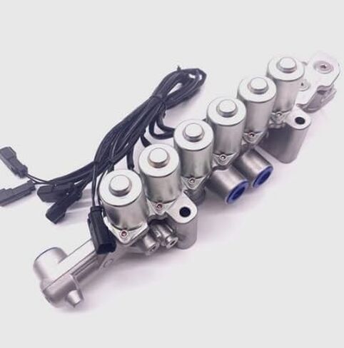Automatic Transmission Solenoid Kit Solenoid Valve Assy 20Y-60-31211 20Y-60-31212 for Komatsu PC200-7 PC200LC-7 PC220-7 PC220LC-7 PC270-7 in Saudi Arabia
