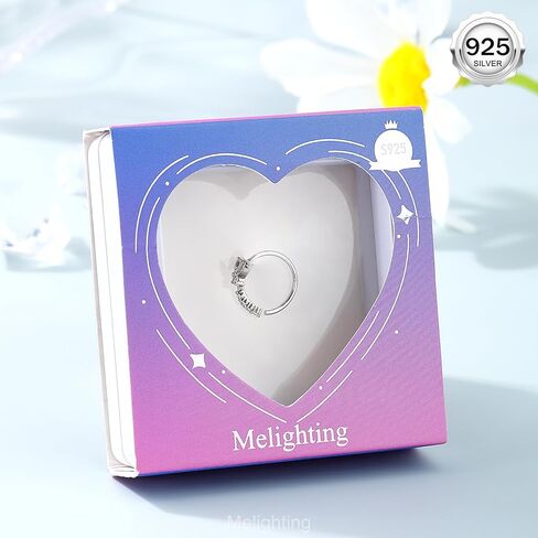 Melighting 20G Nose Ring Hoop 925 Sterling Silver Butterfly Nose Hoop Seamless Open Helix Piercing Clear CZ 8 mm Cartilage Earring Nose Piercing for Women in Saudi Arabia