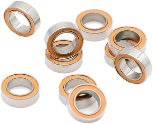 10pcs 5x8x2.5 محامل كرامي هجينة من الفولاذ المقاوم للصدأ SMR85 2RS CB ABEC7 5x8x2.5mm مستشفية in Saudi Arabia