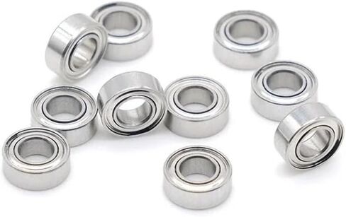 10Pcs 4x7x2.5mm SMR74ZZ ABEC-9 Stainless Steel Bearing for Reel Handles Bearing for Fishing Reel Bearing(SMR85ZZ 5X8X2.5) in Saudi Arabia