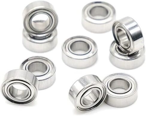 10Pcs 4x7x2.5mm SMR74ZZ ABEC-9 Stainless Steel Bearing for Reel Handles Bearing for Fishing Reel Bearing(SMR85ZZ 5X8X2.5) in Saudi Arabia