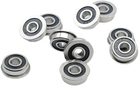 10pcs F605-2RS Bearing 5 * 14 * 5 Mm ABEC-7 Flanged Miniature F605 RS Ball Bearings F605RS Fit for Voron 3D Printer in Saudi Arabia