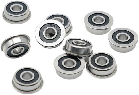 10pcs F605-2RS Bearing 5 * 14 * 5 Mm ABEC-7 Flanged Miniature F605 RS Ball Bearings F605RS Fit for Voron 3D Printer in Saudi Arabia