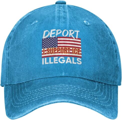 Deport Them All Illegals Hat I Stand with Ice Hat I Support Ice Hats Cap for Men Women Black in Saudi Arabia