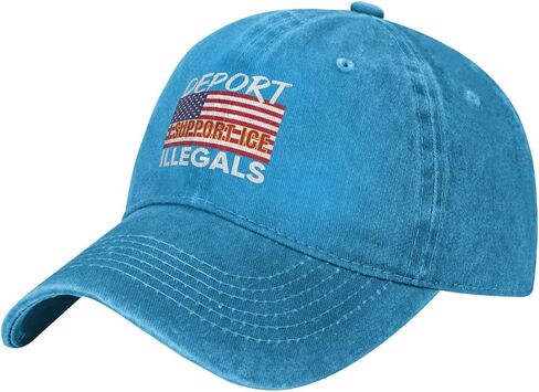 Deport Them All Illegals Hat I Stand with Ice Hat I Support Ice Hats Cap for Men Women Black in Saudi Arabia