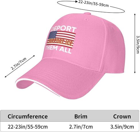 Deport Them All Illegals Hat I Stand with Ice Hat I Support Ice Hats Cap for Men Women Black in Saudi Arabia