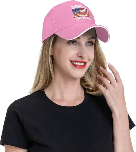 Deport Them All Illegals Hat I Stand with Ice Hat I Support Ice Hats Cap for Men Women Black in Saudi Arabia