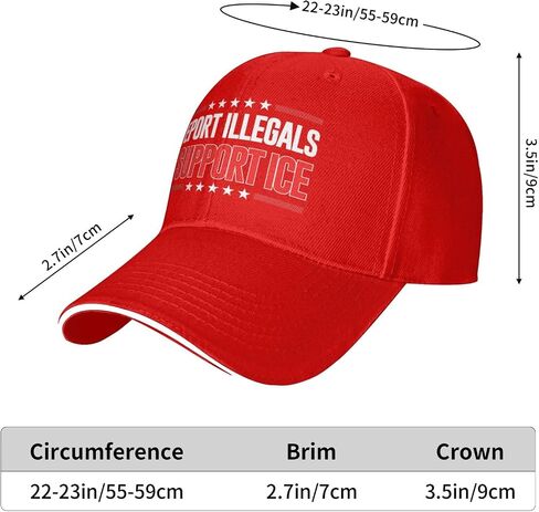 Deport Them All Illegals Hat I Stand with Ice Hat I Support Ice Hats Cap for Men Women Black in Saudi Arabia