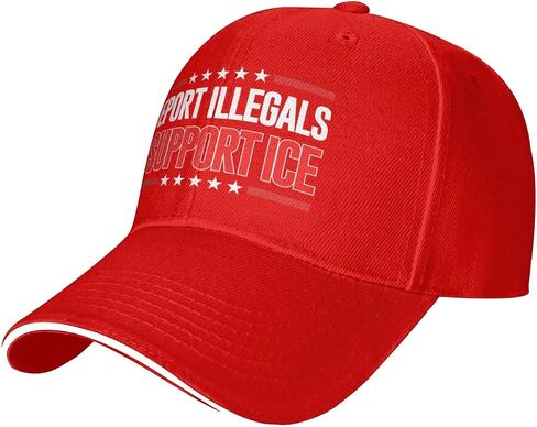 Deport Them All Illegals Hat I Stand with Ice Hat I Support Ice Hats Cap for Men Women Black in Saudi Arabia