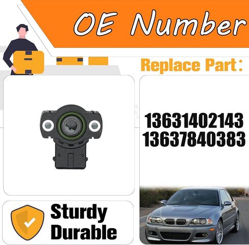 استبدال مستشعر وضع الخانق لـ BMW M3 M5 Z3 Z4 E34 E36 E39 E46 E52 E85 OE#13631402143 ، 13637840383 in Kuwait