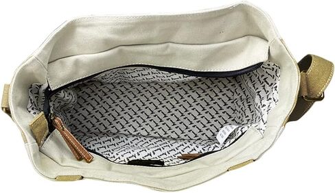 Mona B. Vintage Recycled Upcycled Canvas Life Is Short with Vegan Leather Trim (Tote) in Saudi Arabia