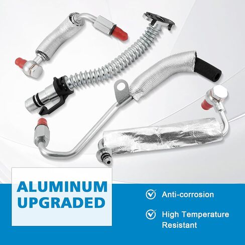 667-023 4 PCS Turbo Oil Return kits & OIL تغذية مجموعات أنابيب (1.4 لتر فقط) لبويك Encore 2013-2019 ، ل Chevy Cruze 2011-2019 ، Sonic 2012-2019 ، Trax 2013-2019 ، 55568031 55592600 25198546 in Saudi Arabia
