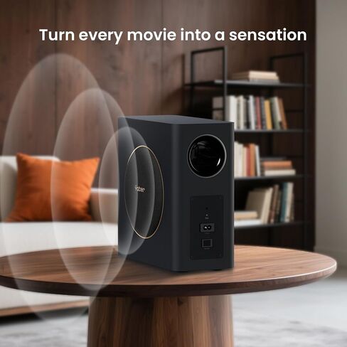 جهاز عرض Yaber K3 1600 ANSI ذكي مع تلفزيون جوجل، صوت مكبر صوت 30 وات من JBL، صوت دولبي، جهاز عرض أفلام منزلي/خارجي مع WiFi6 وبلوتوث، تكيف تلقائي للشاشة، تطبيق Netflix 7000+ in Saudi Arabia