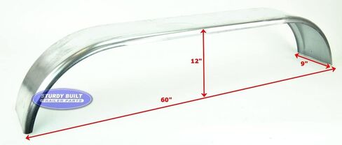 مقطورة مقطورة مقطورة القارب المجلفن بنيت محور ترادف 9 × 60 × 12 بوصة in Saudi Arabia