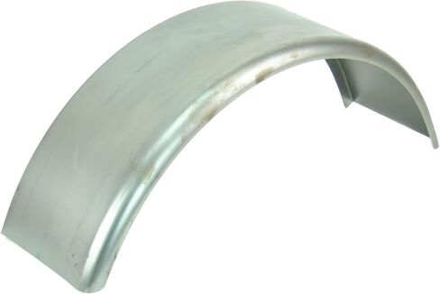 (2) Smooth Steel 16 Gauge Round Single Axle Trailer Fenders 8" x 28" x 10" in Saudi Arabia
