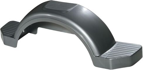 Fulton Trailer Fenders Plastic Fender, 13-Inch Tire Size, Silver #008593 in Saudi Arabia