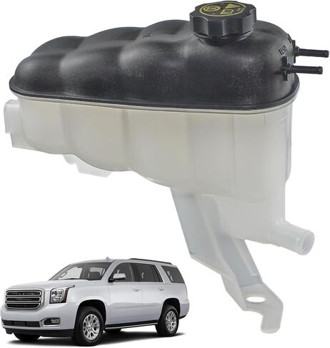 خزان توسيع سائل التبريد مع CAP متوافق مع 2015-2020 Cadillac Escalade ESV Chevrolet Silverado 1500 Suburban 3500 HD Tahoe GMC Sierra 1500 Yukon XL يستبدل 22856231 603-973 in Saudi Arabia