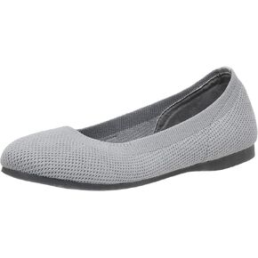 CUSHIONAIRE Women's Tyra Knit Flat with +Memory Foam and Wide Widths Available, Black 7.5 W in Kuwait