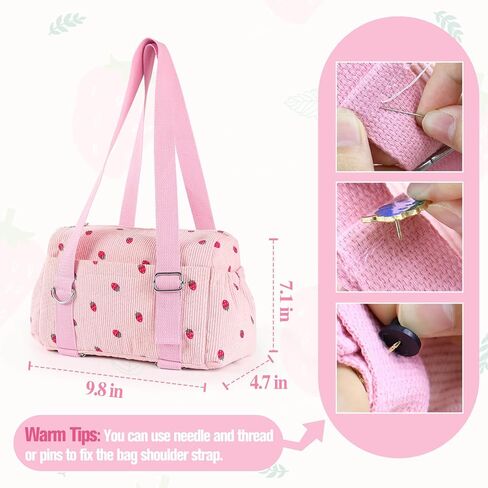 Mini Gym Bag For Women, Strawberry Print Gym Bags With Yoga Mat Holder, Cute Travel Weekender Overnight Duffle Bag For Girls Birthday Gifts, Not Yoga Mat in Kuwait