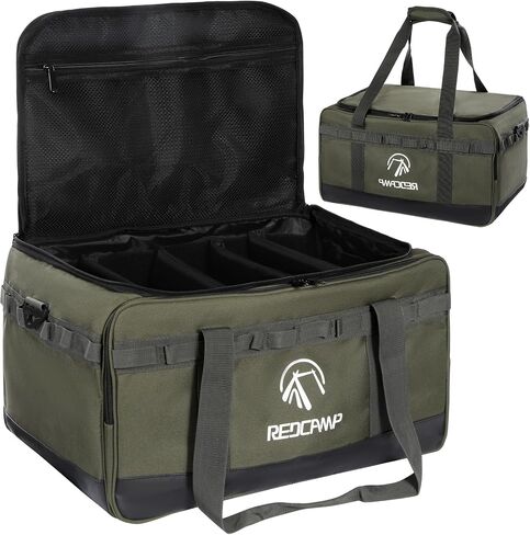 Redcamp Camping Tote Organizer ، 35L LACKATICAL DUFFEL BAG ، منظم تخزين التخييم المضاد للماء مع 3 فواصل قابلة للتعديل للنقل في الهواء الطلق in Kuwait