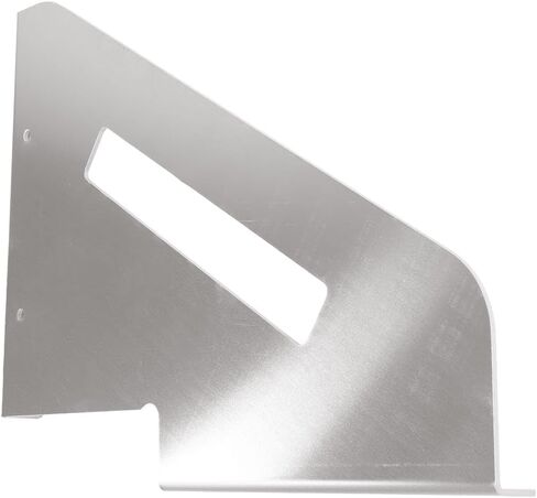 Mytee Products Heavy Duty 24"x24"x60" Steel Underbody Trailer Tool Box with Mounting Brackets – Mirror Finish Barndoor Style Single Door & T-Handle Lock – Weld-On Bracket Mounting Kit in Kuwait