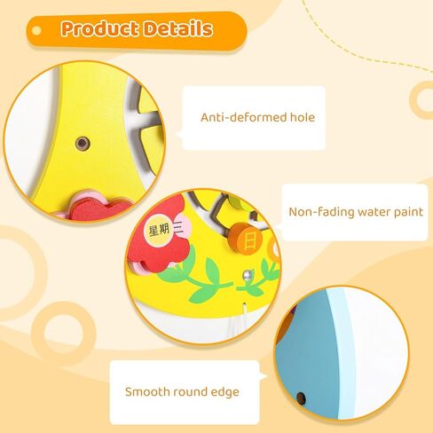 Joyibay Dinosaur Sensory Wall Panel: Sensory Wall Toy Wooden Dinosaur Busy Board Sensory Board Wall Toys 8 Sensory Activities Games for Toddlers Bedrooms Daycares in Saudi Arabia