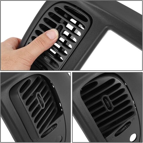 DNA MOTORING OE Style Dash Panel Bezel Compatible with 97-03 Ford F150 / 04 F150 Heritage / 97-02 Expedition 2WD, Gray, ZTL-Y-0305-GY in Saudi Arabia