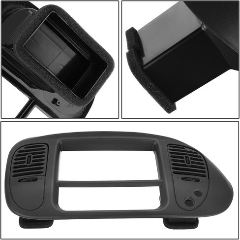 DNA MOTORING OE Style Dash Panel Bezel Compatible with 97-03 Ford F150 / 04 F150 Heritage / 97-02 Expedition 2WD, Gray, ZTL-Y-0305-GY in Saudi Arabia