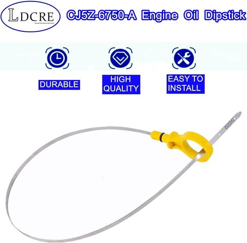 CJ5Z-6750-A Engine Oil Dipstick Fit for Ford Edge Escape Explorer Focus Fusion Taurus ، Lincoln Continental MKC MKT MKX MKZ ， 2.0L Level Level Dist stick ، استبدال CJ5Z-6750-A CJ5Z6750A in Kuwait