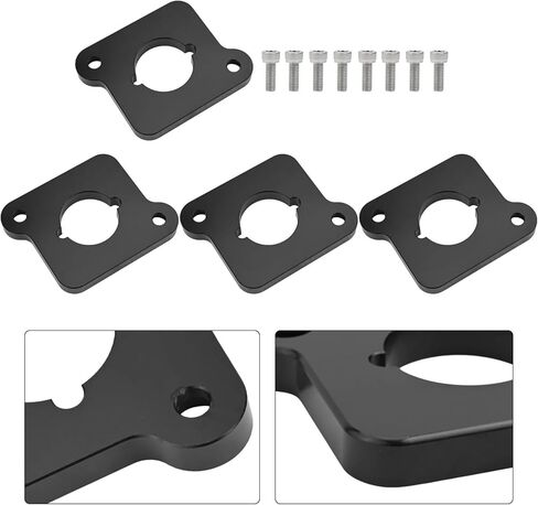 لوحات محول Coilpack Coilpack Billet for Golf for Jetta A4 A6 TT 1.8T إلى 2.0TFSI لـ S3 1996-2003 (MK1-8L) 1.8T 20V محركات (أسود) in Kuwait