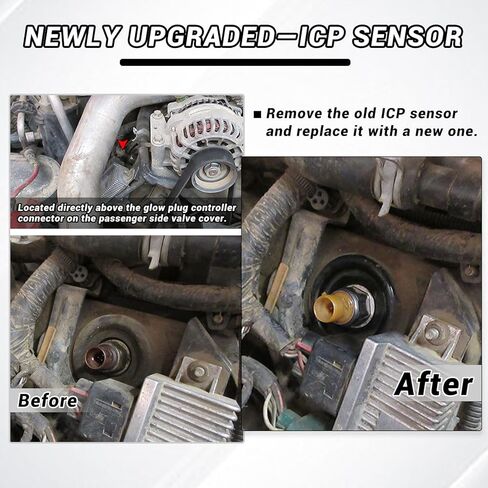 صمام منظم ضغط الحاقن 6.0 IPR ＆ ICP متوافق مع الرحلة 6.0L ديزل توربيني 2003-2010 فورد Super Duty F250 F350 F550 E350 E450 استبدال 5C3Z968CA in Kuwait